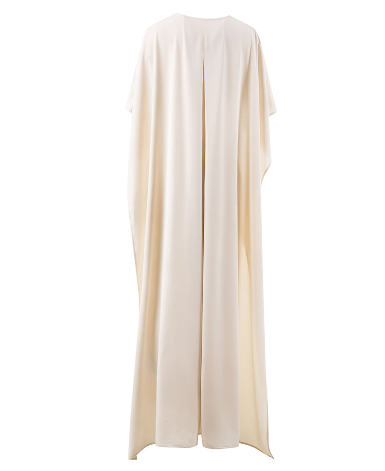 Long Dress Designer High Quality Summer New Women Fashion Casual Vintage Elegant Celebrity Party Gorgeous Cloak Sleeves Dresses