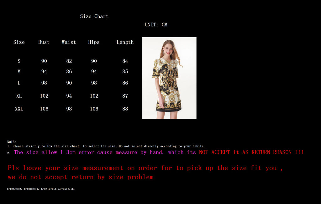 Luxury designer inspired “Baroque” print mini dress