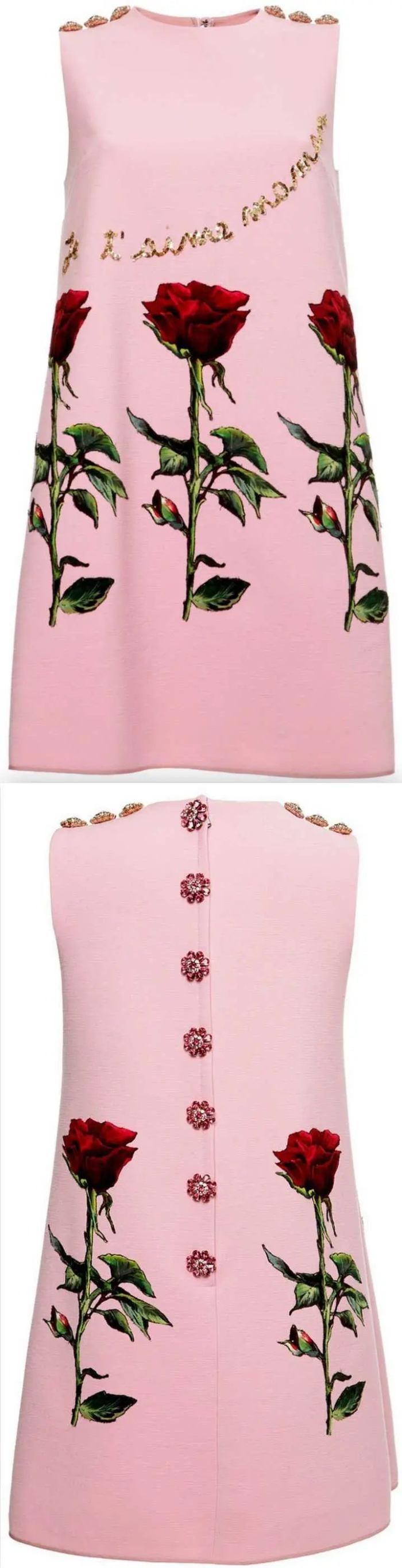 Women Mini Dress Fashion Shift Dress in Pink